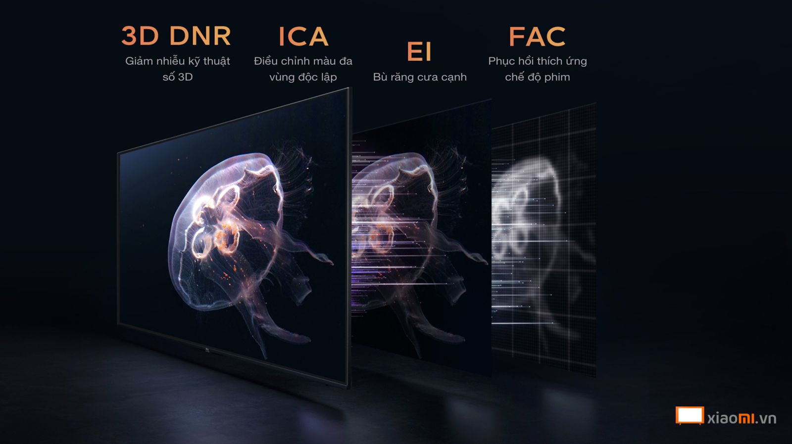 Màn hình 43inch tivi xiaomi ea43 2022 có độ phân giải Full HD giúp tối ưu hình ảnh hiển thị