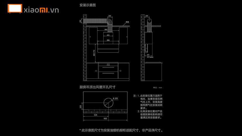 cấu tạo bên trong của máy hút mùi Xiaomi Mijia MJ07.jpg