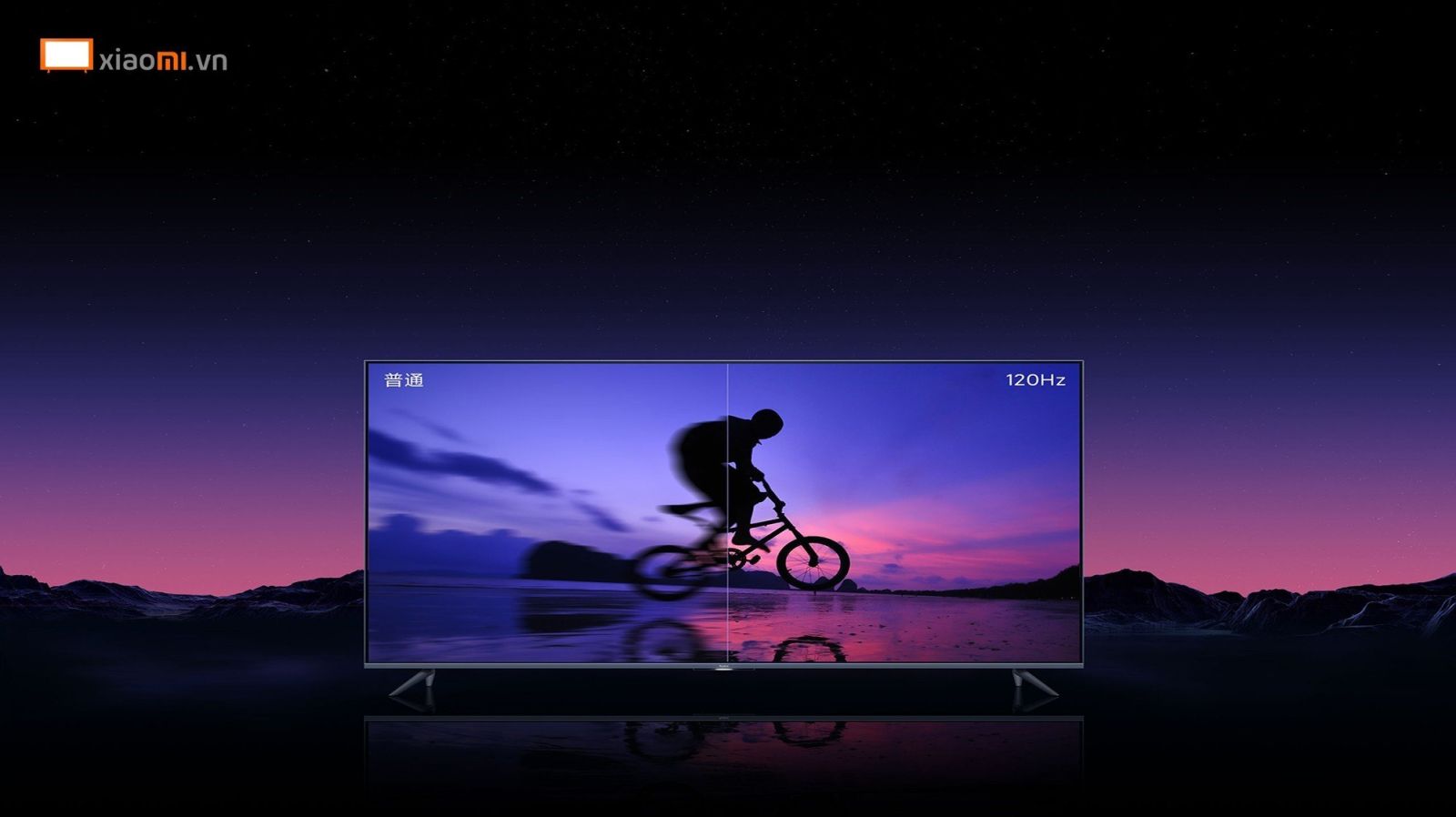 màn hình trên tivi xiaomi Tivi Xiaomi Redmi X55