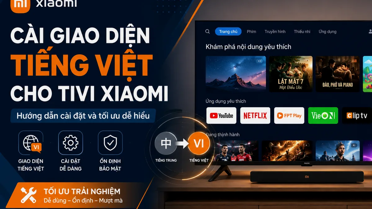 Tối ưu Tivi Xiaomi chạy mượt hơn