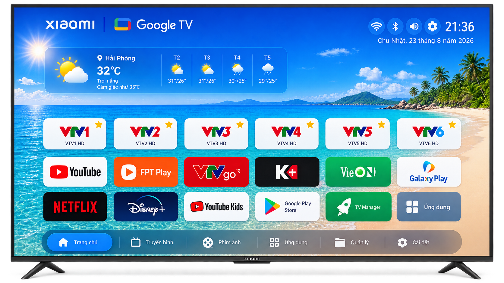 Dịch vụ hỗ trợ Tivi Xiaomi